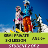 Semi-Private Lesson 2 Persons Age 6+ (Student 2 of 2)