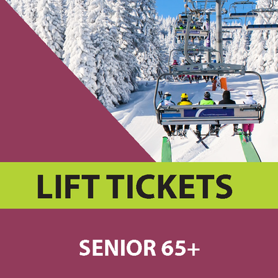 4 hour Lift Ticket - Senior 65+