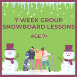 7 Week  Group Snowboard Lesson Ages 7-17