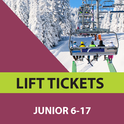 4 hour Lift Ticket - Junior 6-17