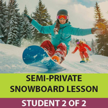 Semi-Private Lesson 2 Persons Age 6+ (Student 2 of 2)