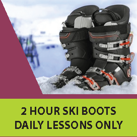 Ski Boots - 2 Hour, Daily Lesson Participants Only