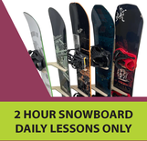 Snowboard Only - 2 Hour, Daily Lesson Participants Only