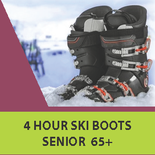 Boots Only - 4 Hour, Senior 65+