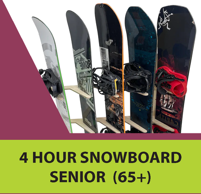 Snowboard - 4 Hour, Senior 65+