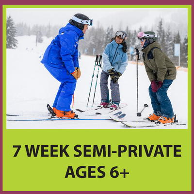 7 Week Semi-Private Ski Lesson Program - Student 1 of 2