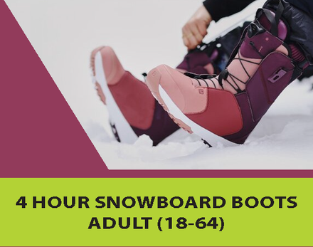 Snowboard Boots - 4 Hour, Adult 18-64