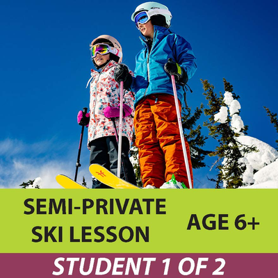 Semi-Private Lesson 2 Persons Age 6+ (Student 1 of 2)