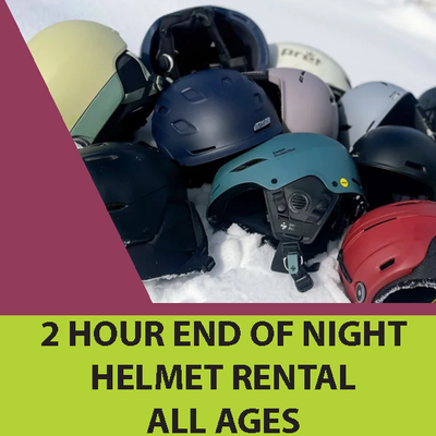 Ski Helmet - 2 Hour, Daily Lesson Participants Only