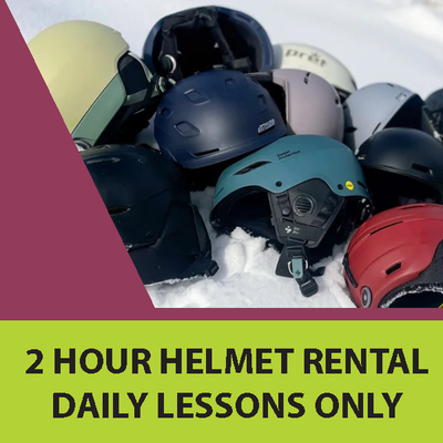 Snowboard Helmet - 2 Hour, Daily Lesson Participants Only