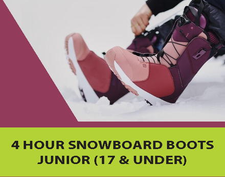 Snowboard Boots - 4 Hour, Junior 17 and under