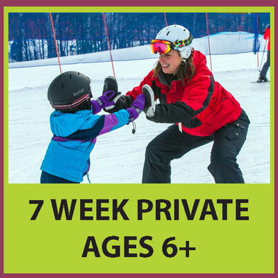 7 Week Private Ski Lesson Program Age 6+