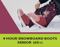 Snowboard Boots - 4 Hour, Senior 65+